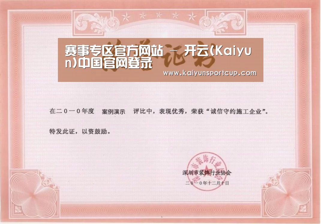 荣誉证书二